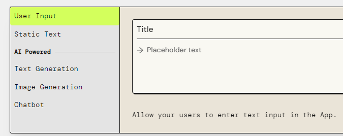 PartyRock widget interface